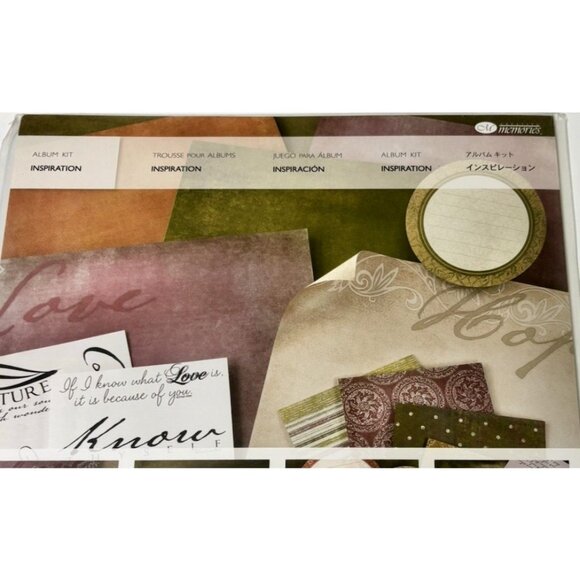 Creative Memories Inspiration Album Kit Sheets Photo Mats Journaling Die Cuts - Picture 3 of 4